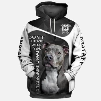 Loose And Fashion Black Dog Pattern Animals Hoodie