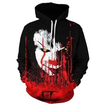 Joker 3D Printed Sweatshirt Hoodies &#8211; Suicide Squad Hooded Pullover