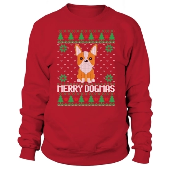 Merry Dogmas Ugly Christmas Sweatshirt