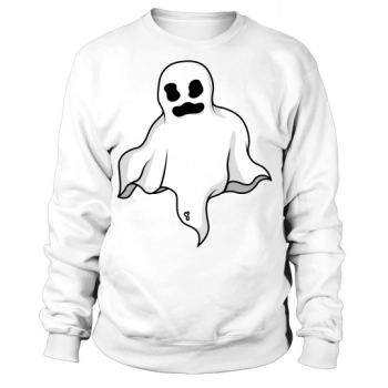 Halloween Cartoon Ghost Sweatshirt