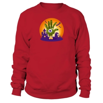 Halloween Zombie Hand Sweatshirt