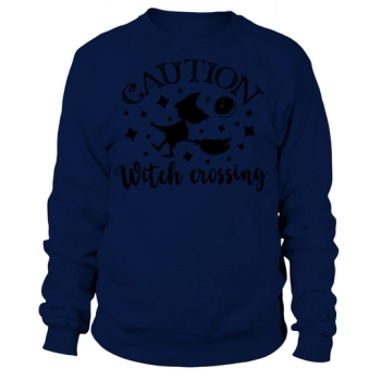 Beware Witch Crossing Sweatshirt