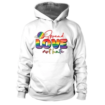 Spread Love Not Hate Hoodies