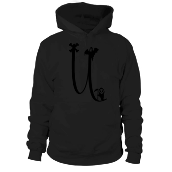 Halloween Alphabet Clipart U Hoodies