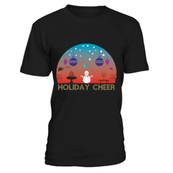 Cheerleading Christmas T Shirt Spreading Holiday Cheer