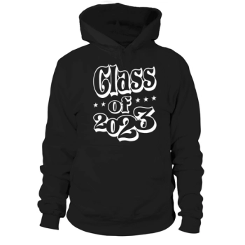 Class Of 2023 Senior 23 Graduation Vintage School Hoodies