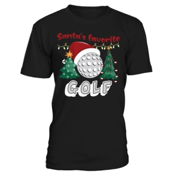 Christmas Sports Santa Favorite Golf