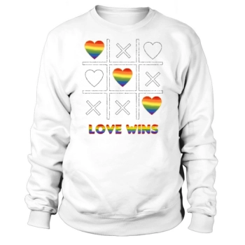 Xoxo Love Wins LBGT Pride Sweatshirt