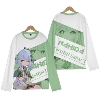 Genuine Genshin Impact Nahida Anime Long-Sleeved T-Shirt