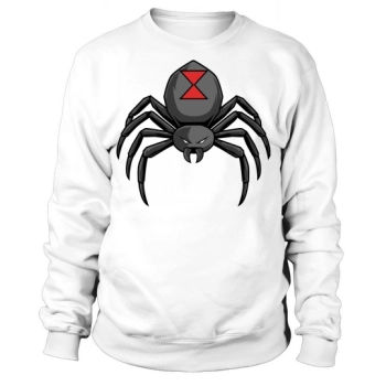 Halloween Cartoon Black Widow Sweatshirt