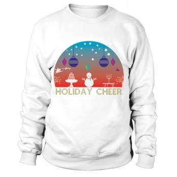 Cheerleading Christmas Spreading Holiday Cheer Sweatshirt