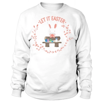 Easter Tree Bunny Easter Bunny Sweatshirt
