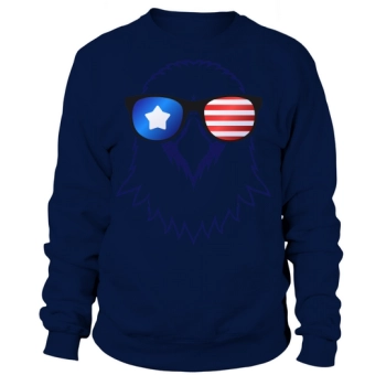 4th July American Eagle Flag Sweatshirt