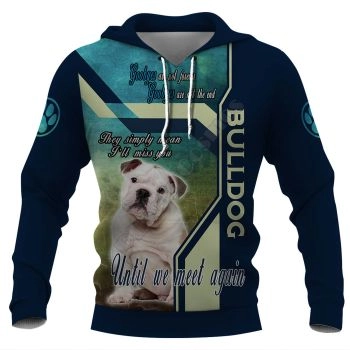 Street Blue Dog Pattern Animals Hoodie