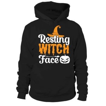 Resting Witch Face Funny Witchy Halloween Costume Hoodies