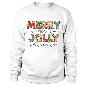 Merry Jolly Nurse Christmas Sweatshirt