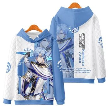 Unique Genshin Impact Game Kamisato Ayato Hoodie