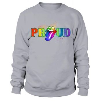 Proud LGBT Sublimation Sexy Lips Sweatshirt