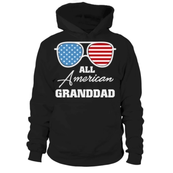 All American Grandpa Sunglasses Flag Hoodies