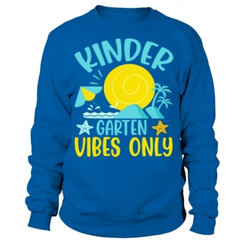 Back To School Kindergarten Vibes Retro Teacher Sweatshirt