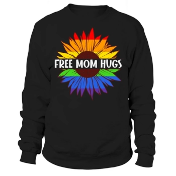 Free Mom Hugs LGBT Daisy Sweatshirt