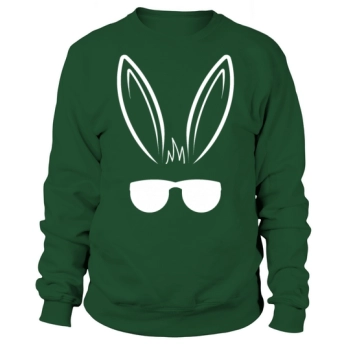 Easter Bunny Sunglasses Cool Easter Peeps Sweatshirt