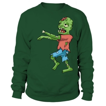 Halloween Zombie Undead Illustration Sweatshirt