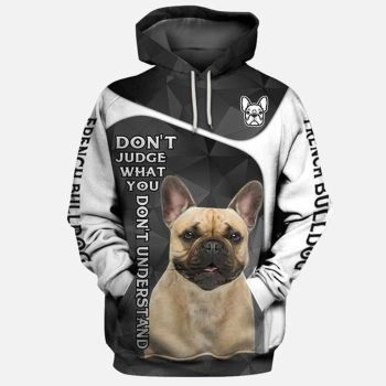 Pretty Black Dog Pattern Animals Hoodie