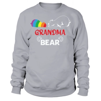 Grandma Bear LGBT Rainbow Pride Sweatshirt