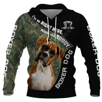 Classical  Green Black Dog Pattern Animals Hoodie