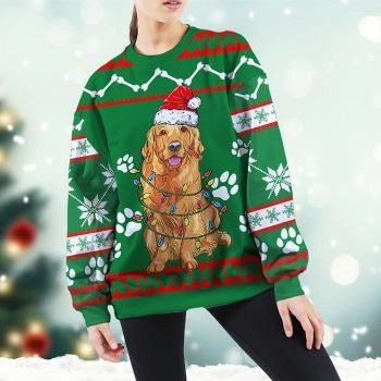 Labrador Green Christmas Sweatshirt