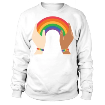 Gay Pride Clothing LGBT Rainbow Sweatshirt