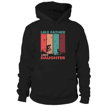 Like Father Like Daughter Sublimation Hoodies