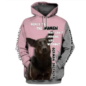 Generous And Beautiful Pink Dog Pattern Animals Hoodie