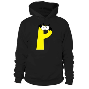 Halloween Alphabet Clipart P Hoodies