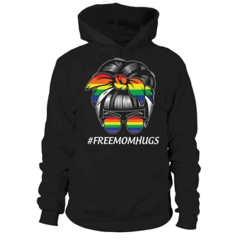 Women Free Mom Hugs Messy Hoodies