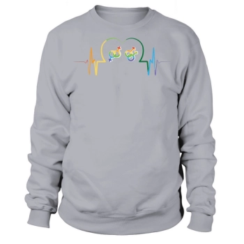 Beauty Heartbeat LGBT Rainbow Sweatshirt