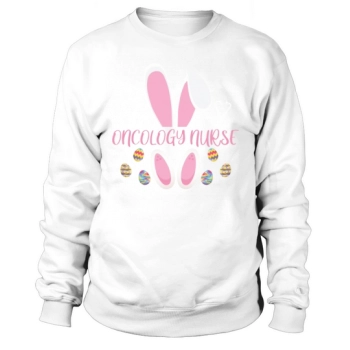 Easter Egg Hunting Rabbit Rn Easter Day Bunny Sweatshirt