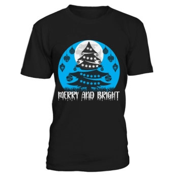 merry and bright christmas shirt