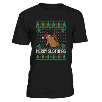 Merry Slothmas ugly Christmas