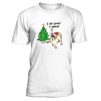 Funny Cat Christmas I Do What I Want