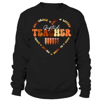 Back to School Black History Month Gifted Teacher Sweatshirt