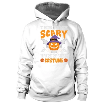 This Is My Scary Hairdresser Halloween Costume Hoodies