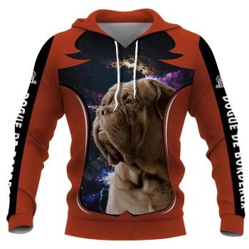 Temperament Brown Dog Pattern Animals Hoodie