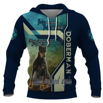 Classical  Blue Dog Pattern Animals Hoodie