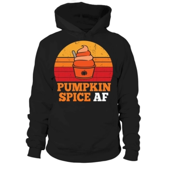 Pumpkin Spice Af Funny Halloween Vintage Hoodies