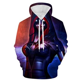 Mass Effect Hoodie &#8211; 3D Print Hooded Pullover Sweatshirt