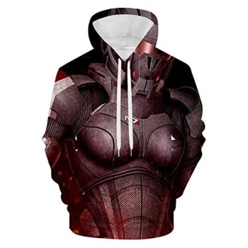 Mass Effect Hoodie &#8211; 3D Print Long Sleeve Hooded Jumper