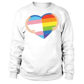 Heart With Transgender For Pride Hoodie