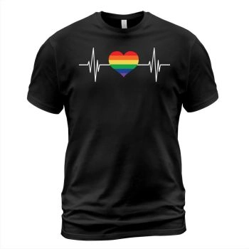 Lovely LGBT Gay Pride Heartbeat